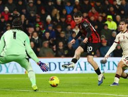 Bournemouth Ungguli Liverpool 2-1 di Babak Pertama