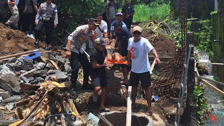 Longsor Timpa Pekerja Proyek Di Gianyar 1 Tewas Dan 2 Terluka