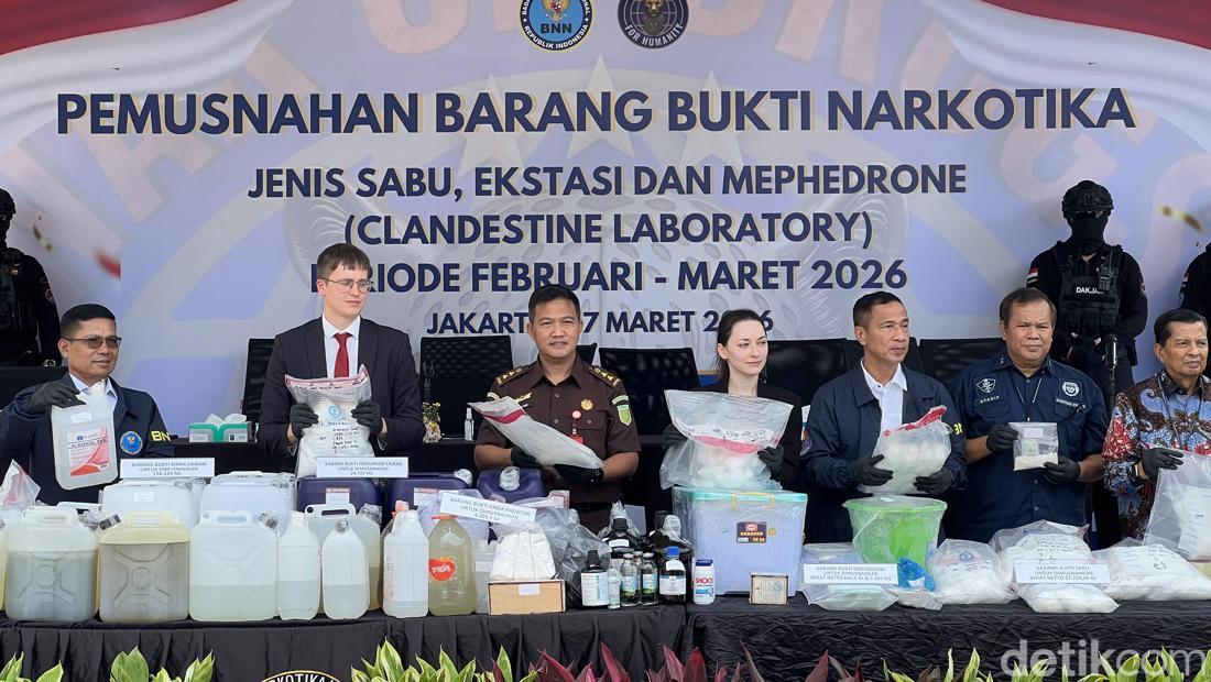 Bnn Musnahkan 342 Kg Narkoba Termasuk Sabu Dan Party Drug Sindikat Rusia